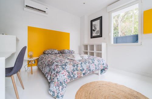 Pont des Demoiselles-Montaudran-La Terrasse Apartment | Le Minautore - Charmant studio climatisé