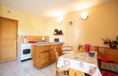 Saint-Andre-d'Embrun Apartment | Le Mont Guillaume - 1 chambre, Terrasse et Jardin