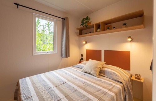 Giens House | Le Palmier, mobil-home sans vis-à-vis idéalement situé entre mer et vignes