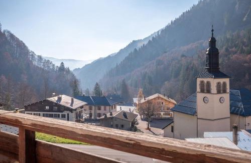 La Giettaz Apartment | Le Petit Aravis - village et vue panoramique