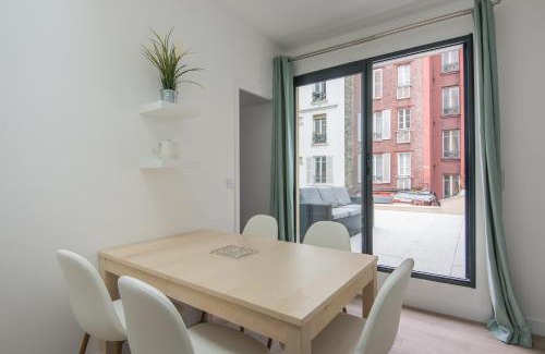 Quartier de Javel Apartment | Le Scandinave, F3 avec terrasse, Villa Saint Charles