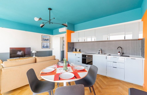 Hotel-de-Ville Apartment | Le Skyline - Apt climatisé avec terrasse et vue sur Marseille