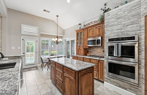 Lewisville House | Lewisville Luxe Oasis | Pool, BBQ, Theater Room