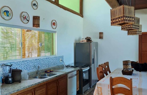 Igrapiuna House | Linda Casa de Praia na Exuberante Ilha do Contrato em Frente a Barra Grande BA