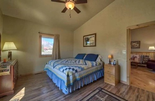 Clark House | Little Rocky Creek Cabin, modern amenities/wide-open Wyoming countryside/beautiful mountain views