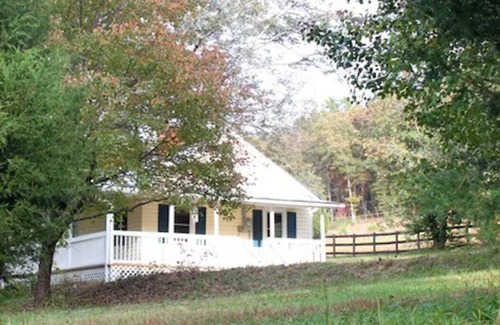 Rutherfordton Cottage | Little Yellow House at Holly Ridge Farm- near TIEC