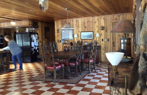Long Lake House | Lodge on Big Brook adjoining state easement Hunter’s/snowmobile paradise