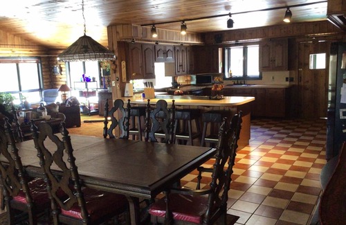 Long Lake House | Lodge on Big Brook adjoining state easement Hunter’s/snowmobile paradise
