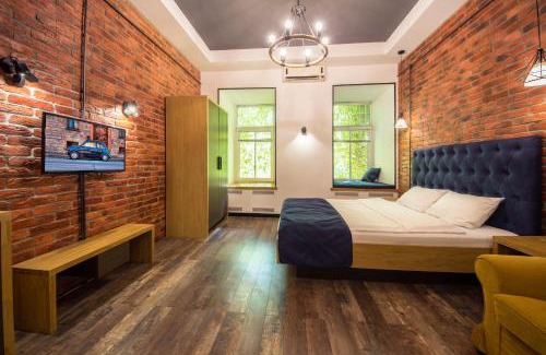 Verkhnie Misto Apartment | Loft Design Apartments on Desyatynnyi Ln, 7