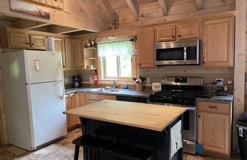 Newry Cabin | Log cabin~hiking, hunting, skiing, with direct snowmobile trail access.