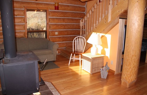 Lumby Ski Chalet | Log Chalet with Mountain views and private lake