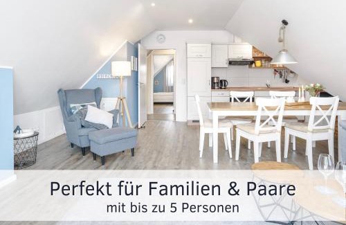 Burg auf Fehmarn Apartment | Lotsenbude Fehmarn, perfekt für Familien & Paare, Nähe Hafen Burgstaaken