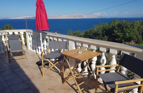 Sveti Juraj Apartment | LOVE Cozy studio with a great sunset/sea view away from the crowds