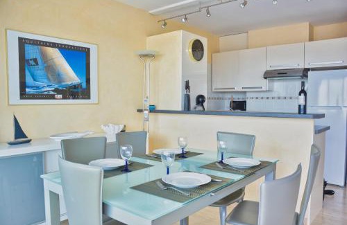 Saint-Cyprien Plage Apartment | Lovely 51 m with harbour view