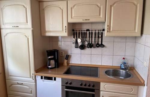 Dobbertin House | Lovely apartment in villa for 4 people with TV, terrace, pets allowed and parking