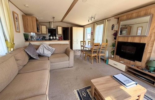 Felixstowe House | Lovely caravan with decking at Suffolk Sands Holiday Park ref 45017B