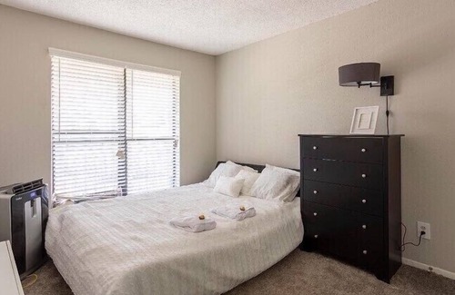 University Apartment | Lovely one bedroom unit with patio, pool, and gym