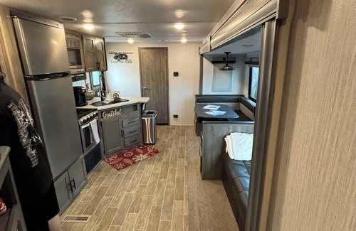 Pine Grove House | Lovely RV on a secluded and fenced lot. We offer a lot of amenities and add ons