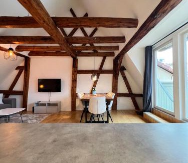 Ludwigsburg Apartment | LudwigsHome Zentralste Lage, Klima, SmartTV, Terrasse