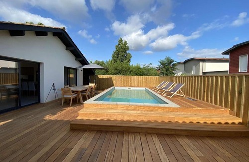 La Teste-de-Buch Villa | LUTZY Maison moderne au calme piscine