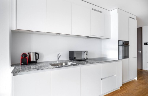 Wollishofen Apartment | Lux Wollishofen 2.5 Room w/W/D & Storage, 2 min to Market, by Blueground