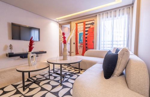 RACINE EXTENSION Apartment | Luxoria by ShortStayMaroc, Studio Moderne et Chic, Parking, Quartier Central