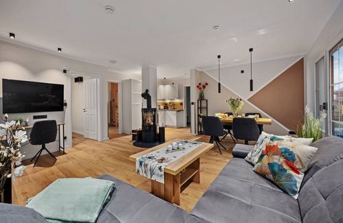 Dranske Apartment | Luxuriöse Ferienwohnung 2-3p. Inkl. Wellness-sauna und Kamin - Hund auf Anfrage