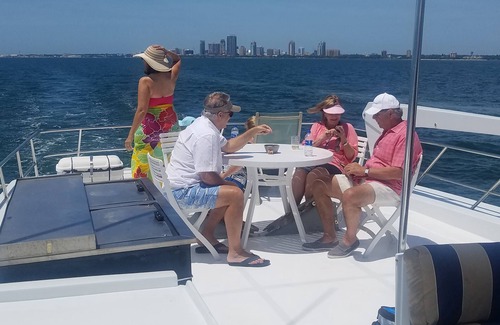 Sun Bay South Boat Rental | Luxury 3 level traditional Yacht