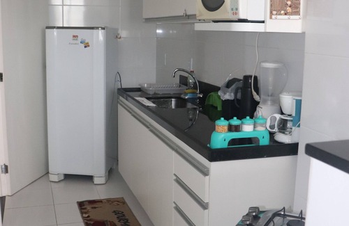 Muquicaba Apartment | LUXURY apartment at 50m from the sea! (Air and Wifi) - Morro Guarapari Beach