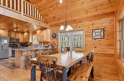 Huntingdon Cabin | Luxury Cabin mins to Raystown Lake; Firepit, Basketball Court, Arcade