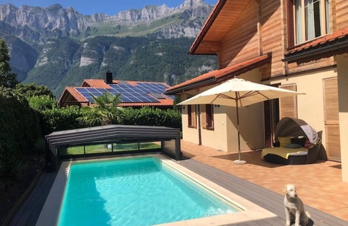 Unterterzen Ski Chalet | Luxury Chalet | Walensee | Swimming Pool | Sauna