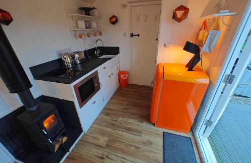St. Mawgan Apartment | Luxury Countryside Shepherds Hut with Hot Tub
