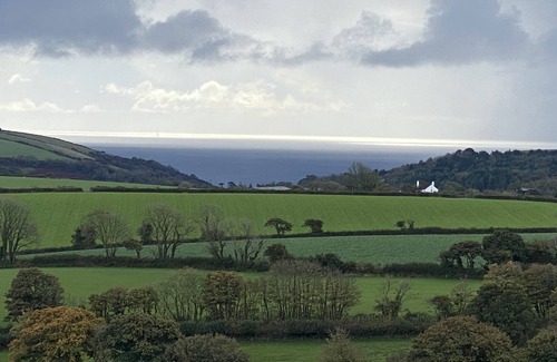 Widegates Cabin | Luxury glamping with sea and sunset views - Cornwall