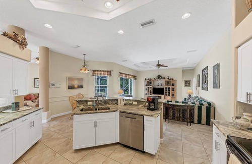 Englewood Villa | Luxury home 3 King suites,private setting, pool,1 mile to beach, weekly discount