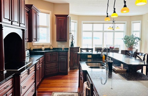 Chetek House | Luxury Lakefront Mansion, EASY access, with Pontoon, Jet Ski and UTV Rentals!