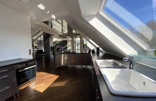 Bochold House | Luxury loft over 2 floors with sauna, loggia and terrace
