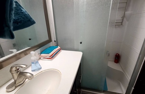 Eagle Pass House | Luxury RV with full kitchen sleeps family of 6 inside fenced property