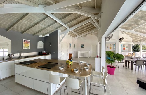 Trois-Ilets Villa | Luxury villa, 12 people, 2 swimming pools, 6 bedrooms, 3 bathrooms, sea and golf view