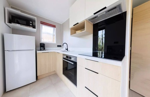 Chatel-Guyon House | Maeva Respire campsite in La Croze * - Premium Cottage 3 Parts 4 People + TV