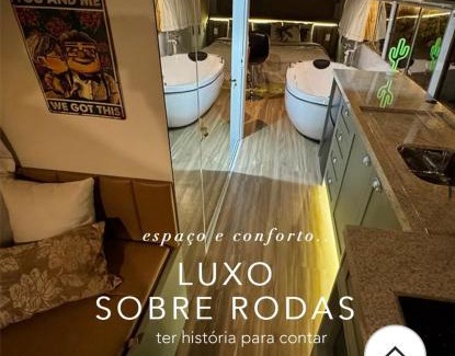 Alfredo Wagner Ski Chalet | Magic Bus - Chalé de luxo - Soldados Sebold