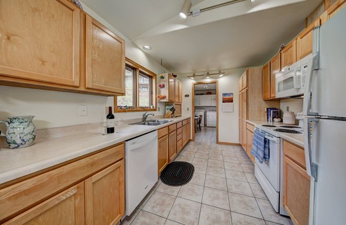 Fall River Estates House | Magnificent mountain views, sunny open floor plan, spacious deck, monthly rental