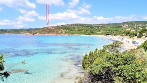 Santa Giulia House | Maison 4 pièces, vue panoramique, piscine, climatisation, près de Palombaggia