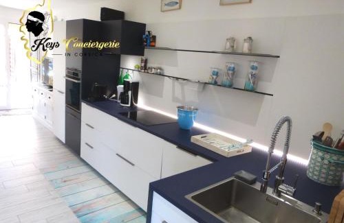 Lecci House | Maison de Plage à pied San Cipriano 5 pers