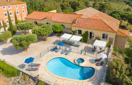 Portiragnes House | Maison de vacances climatisée, Domaine de Roque-haute piscine et jardin privatifs, vue mer