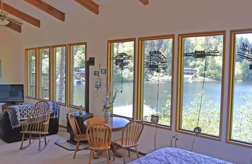 North Bend House | Majestic Lakefront Retreat | Views Dock Boathouse BBQ Sauna Road&Boat Access