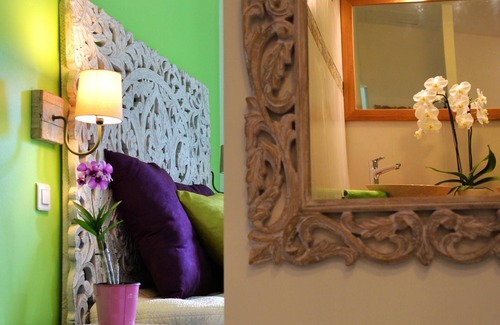 La Saline Les Bains Bed & Breakfast | Manguier room - garden view