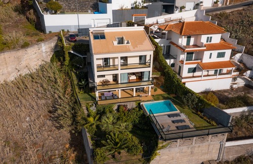 Madeira Island Villa | mansion over the sea with pool, barbecue and garden