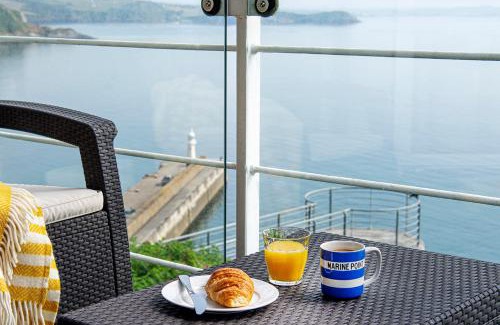 Saint Goran House | Marine Point, Mevagissey - sensational cliff top views of harbour and bay