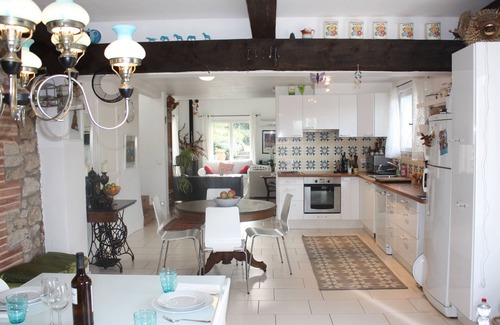 Ceret House | Mas Sifon Villa with Mountains View, Big Garden and Heated Saltwater Pool