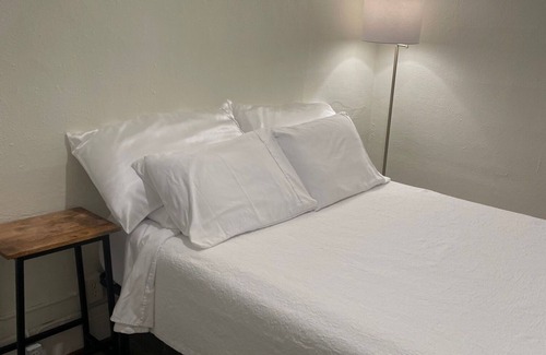 Downtown Buffalo Apartment | Medical Campus. 2 miles from downtown 1 block from Main St. train station.